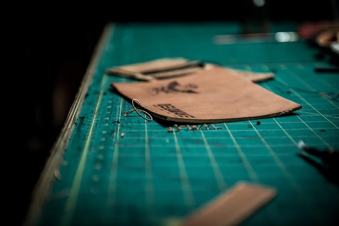 Photo Italian leather