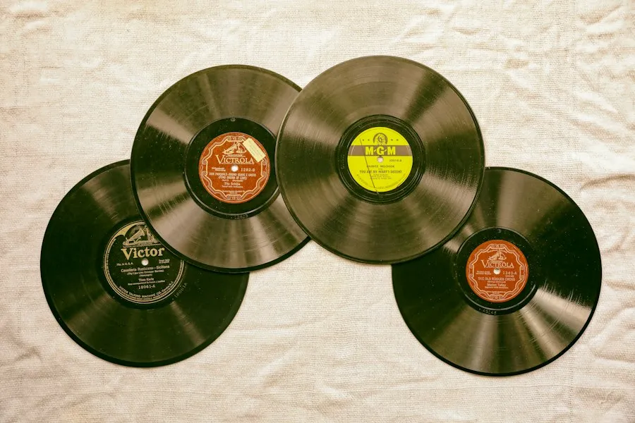 Photo vinyl records