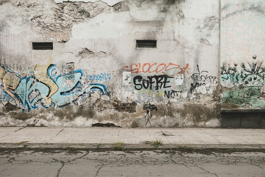 Photo graffiti art