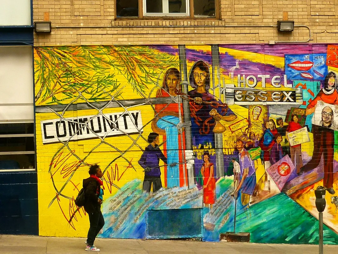 Photo facade renovation community morale impact